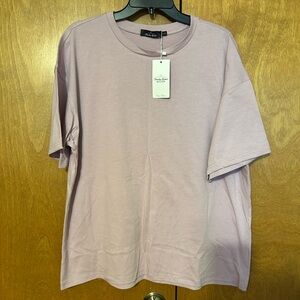 NEW w/tags pretty pink oversized tee shirt size Lg 2 for 1 deal*